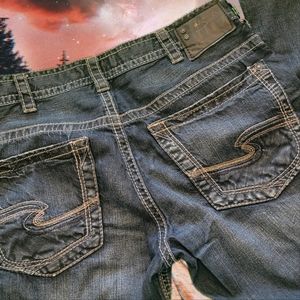 Men's Silver Jeans